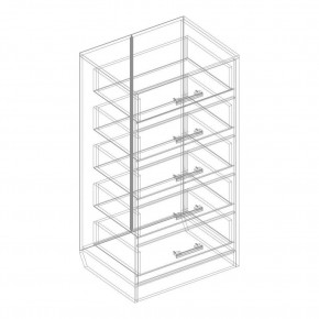 Комод с 5 ящиками "Милана" в Игриме - igrim.mebel24.online | фото 3