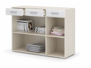 Комод Симба  дуб белфорд-белый глянец в Игриме - igrim.mebel24.online | фото 2