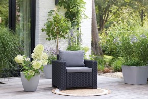 Комплект кресел Калифорния (California chair) графит в Игриме - igrim.mebel24.online | фото 1