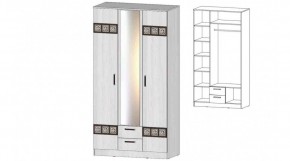 КОСТА-РИКА Шкаф 3-х створчатый (анкор светлый) в Игриме - igrim.mebel24.online | фото