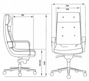 Кресло для руководителя Бюрократ Dao/Black в Игриме - igrim.mebel24.online | фото 5