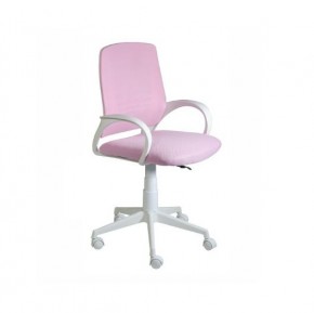 Кресло Ирис White сетка/ткань розовая в Игриме - igrim.mebel24.online | фото