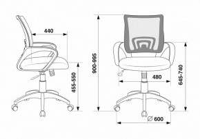 Кресло компьютерное CH-695N/DG/TW-11 в Игриме - igrim.mebel24.online | фото 6