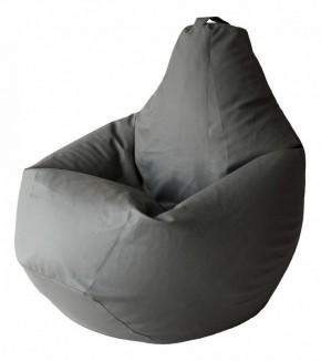 Кресло-мешок Серая ЭкоКожа 3XL 150*110 см в Игриме - igrim.mebel24.online | фото