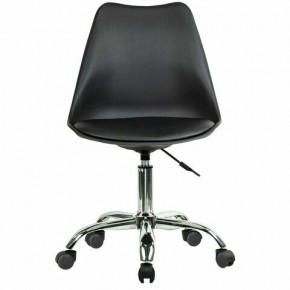 Кресло стул BRABIX "Eames MG-310 CH", хром, пластик черный, экокожа черная, 532925 в Игриме - igrim.mebel24.online | фото 1