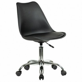 Кресло стул BRABIX "Eames MG-310 CH", хром, пластик черный, экокожа черная, 532925 в Игриме - igrim.mebel24.online | фото 2