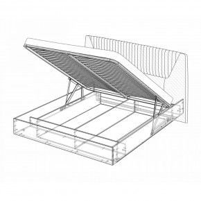 Кровать-11 с подъёмным основанием 1600 Марсель в Игриме - igrim.mebel24.online | фото 10