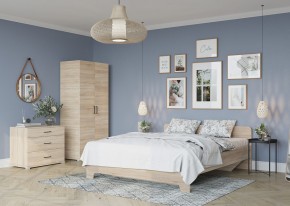 Кровать 1,6 VICTOR + основание (Сонома) в Игриме - igrim.mebel24.online | фото 4