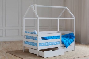 Кровать-домик 80*160 Белый в Игриме - igrim.mebel24.online | фото 3