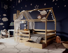 Кровать-домик 80*160 без покраски в Игриме - igrim.mebel24.online | фото