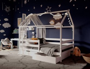 Кровать-домик 80*190 Белый в Игриме - igrim.mebel24.online | фото