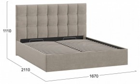 Кровать двуспальная Эмбер с ПМ в Игриме - igrim.mebel24.online | фото 4