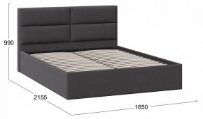 Кровать двуспальная Глосс в Игриме - igrim.mebel24.online | фото 3