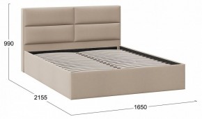Кровать двуспальная Глосс в Игриме - igrim.mebel24.online | фото 3