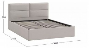 Кровать двуспальная Глосс в Игриме - igrim.mebel24.online | фото 3