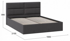 Кровать двуспальная Глосс с ПМ в Игриме - igrim.mebel24.online | фото 4