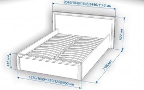 Кровать двуспальная Нобиле Кр-160 в Игриме - igrim.mebel24.online | фото 3