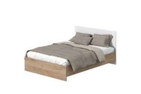 Кровать Эконом 900 (Дуб крафт золотой/Белый текстурный) в Игриме - igrim.mebel24.online | фото