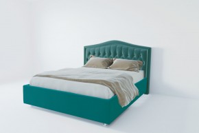 Кровать Калининград с ПМ 1600 (велюр бирюзовый) в Игриме - igrim.mebel24.online | фото 2