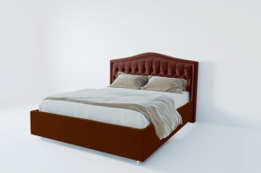 Кровать Калининград с ПМ 1600 (велюр бордо) в Игриме - igrim.mebel24.online | фото 2