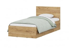 Кровать одинарная 0.9 МСП-1 + основание Лайт (Дуб золотой) в Игриме - igrim.mebel24.online | фото