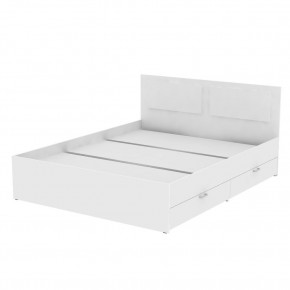 Кровать Ольга L39 (1600) 2 ящика (Белый) в Игриме - igrim.mebel24.online | фото