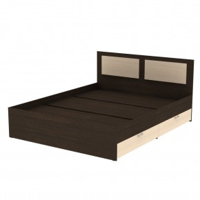 Кровать Ольга L39 (1600) 2 ящика (Венге-ДМ) в Игриме - igrim.mebel24.online | фото