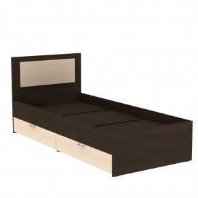 Кровать Ольга L48 (900) 2 ящика (Венге-ДМ) в Игриме - igrim.mebel24.online | фото