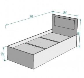 Кровать Ольга L53 (900) в Игриме - igrim.mebel24.online | фото 2