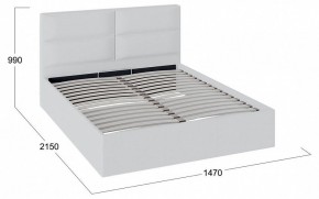 Кровать полутораспальная Глосс ТД-319.01.06 в Игриме - igrim.mebel24.online | фото 3