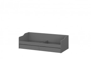 Кровать КР 2 + основание ДСП Лайт (универсальная) Графит в Игриме - igrim.mebel24.online | фото