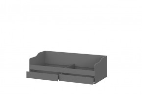 Кровать КР 2 + основание ДСП Лайт (универсальная) Графит в Игриме - igrim.mebel24.online | фото 3