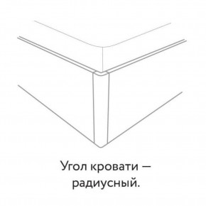 Кровать "Милана" с мягкой спинкой БЕЗ основания 1600х2000 в Игриме - igrim.mebel24.online | фото 3