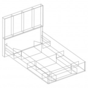 Кровать "Сандра" БЕЗ основания 1200х2000 в Игриме - igrim.mebel24.online | фото 4