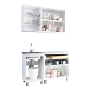 Кухня Айсбери 1.2 м (Белый/Дуб Сонома) в Игриме - igrim.mebel24.online | фото 2