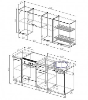 Кухонный гарнитур Демо 1800 (Стол. 26мм) в Игриме - igrim.mebel24.online | фото 2