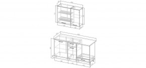 Кухонный гарнитур Каппучино 1600 (Стол. 38мм) в Игриме - igrim.mebel24.online | фото 2