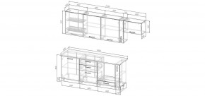 Кухонный гарнитур Капри 2550 (Стол. 26мм) в Игриме - igrim.mebel24.online | фото 2