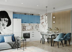 Кухонный гарнитур Капри 2550 (Стол. 38мм) в Игриме - igrim.mebel24.online | фото