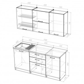 Кухонный гарнитур Лира Экстра 1700 в Игриме - igrim.mebel24.online | фото 4