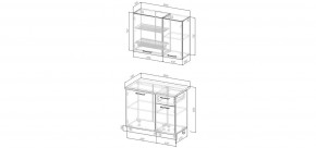 Кухонный гарнитур Санторини 1000 (Стол. 26мм) в Игриме - igrim.mebel24.online | фото 3