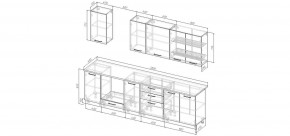 Кухонный гарнитур Санторини 2800 (Стол. 38мм) в Игриме - igrim.mebel24.online | фото 2