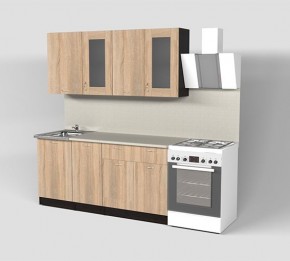 Кухонный гарнитур Симона демо 1700 (Венга/Дуб Сонома) в Игриме - igrim.mebel24.online | фото 1
