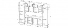 Кухонный гарнитур Смоки 3400 (Стол. 26мм) в Игриме - igrim.mebel24.online | фото 2