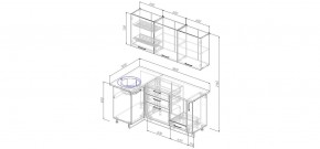 Кухонный гарнитур угловой Крафт 1000*1800 (Стол. 26мм) в Игриме - igrim.mebel24.online | фото 2