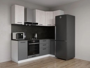 Кухонный гарнитур угловой Санторини 2200*1000 (Стол. 38мм) в Игриме - igrim.mebel24.online | фото 1