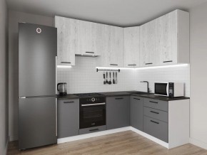 Кухонный гарнитур угловой Санторини 2200*1600 h950 (Стол. 38мм) в Игриме - igrim.mebel24.online | фото 1