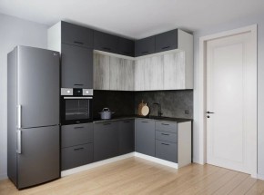 Кухонный гарнитур угловой Санторини 2200*1700 (Стол. 38мм) в Игриме - igrim.mebel24.online | фото 1