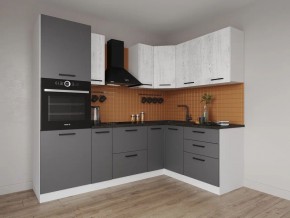 Кухонный гарнитур угловой Санторини 2400*1600 (Стол. 26мм) в Игриме - igrim.mebel24.online | фото 1