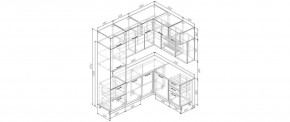 Кухонный гарнитур угловой Смоки 2200*1700 (Стол. 26мм) в Игриме - igrim.mebel24.online | фото 2